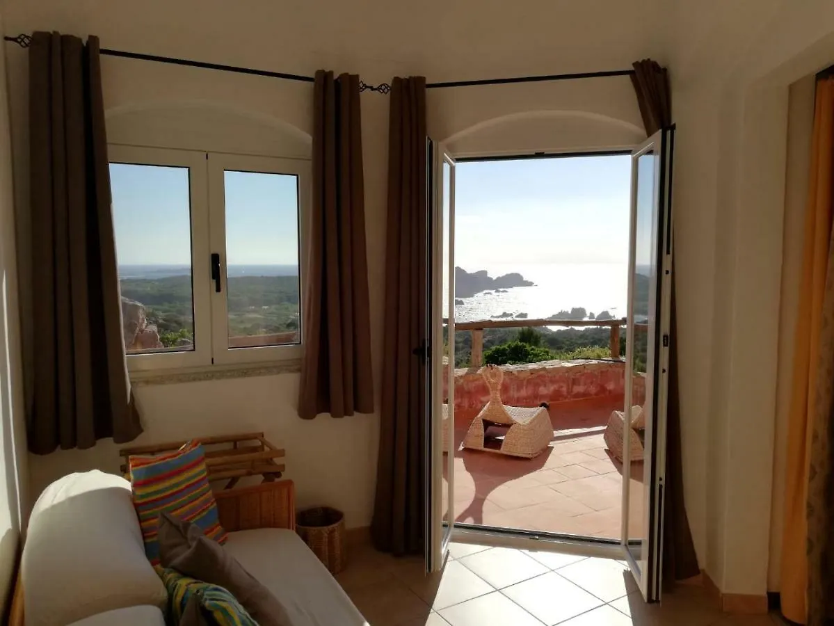 הוילה Trinità dʼAgultu Sardegna Isola Rossa La Terrazza Panoramiccissimo Cod Iun S 8250 בית נופש